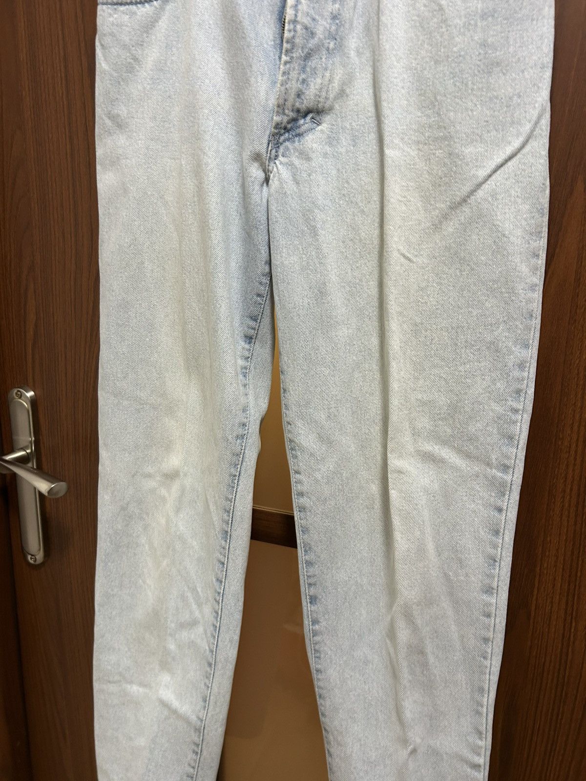 Versace Jeans Couture Vintage 90’s Versace Jeans Couture Medusa Washed Blue Jeans Size 32" / US 10 / IT 46 - 10 Thumbnail