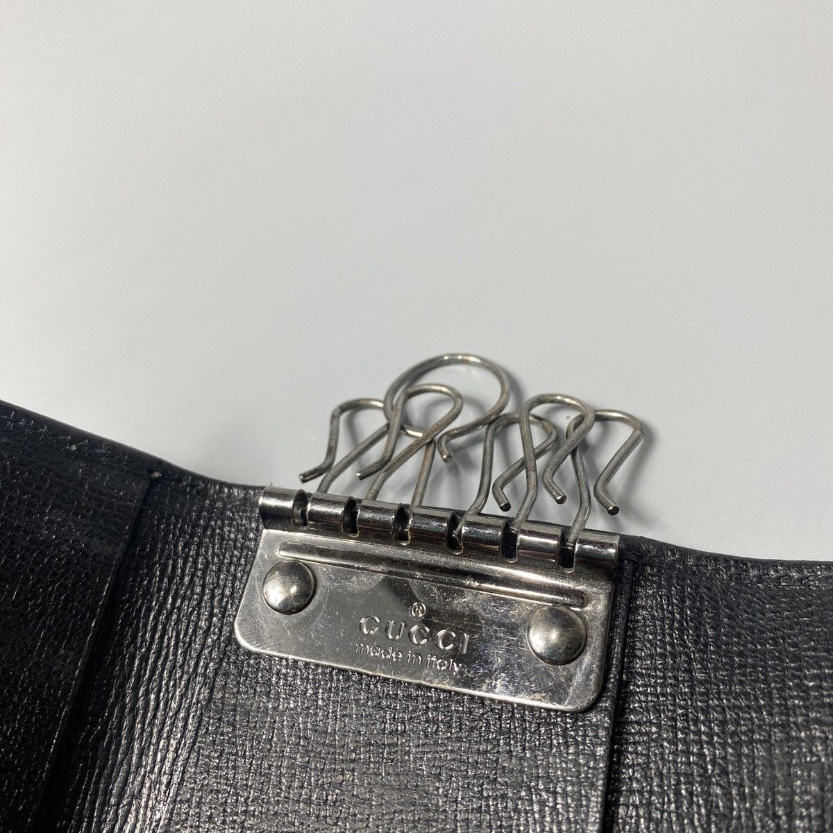 Gucci Black Leather Key Case Size ONE SIZE - 9 Thumbnail