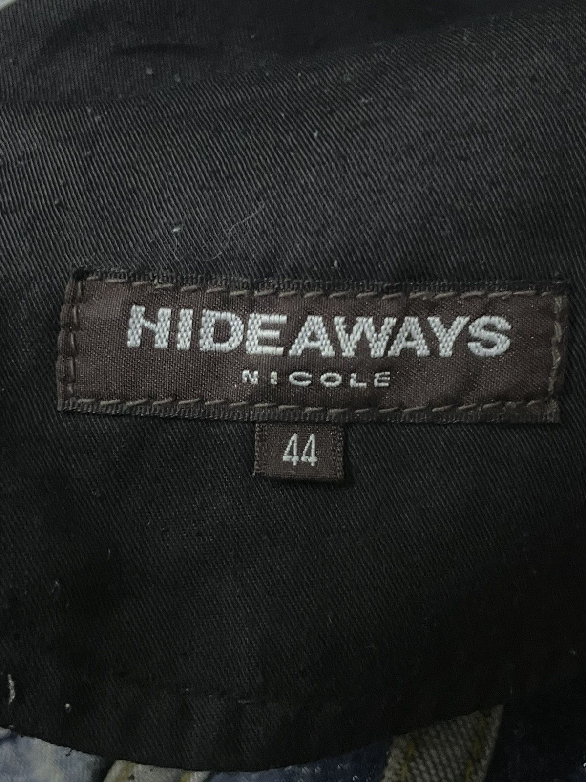HIDEAWAYS × Hysteric Glamour Hideaways Nicole Heavy Whiskers Shiny Blue Flared Jeans Size US 30 / EU 46 - 20 Thumbnail