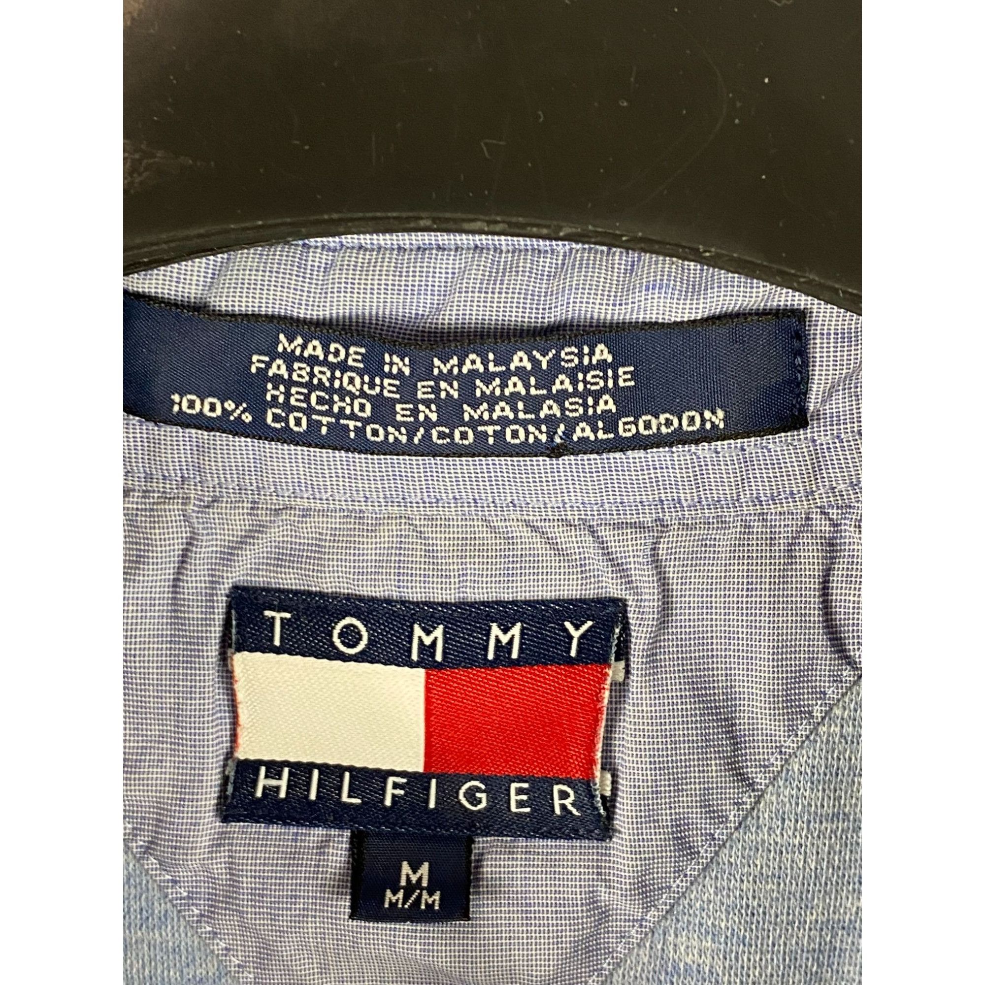 Tommy Hilfiger Vintage Tommy Hilfiger Embroidered Pocket Polo Shirt Blue Me Size US M / EU 48-50 / 2 - 3 Thumbnail