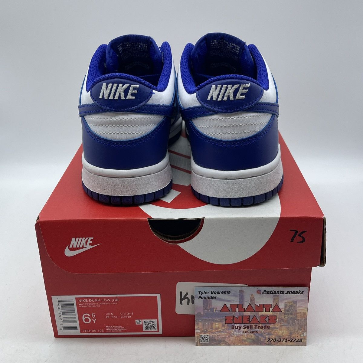 Nike Dunk low concord Size US 6.5 / EU 39-40 - 3 Thumbnail
