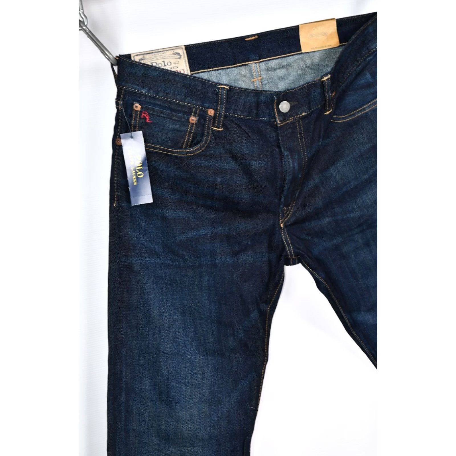 Polo Ralph Lauren Polo Ralph Lauren The Varick Slim Straight Jeans Men W34 L32 Blue 34in Inseam 32in Denim Solid Slim 100% Cotton Casual Casual Mens Size US S / EU 44-46 / 1 - 7 Thumbnail