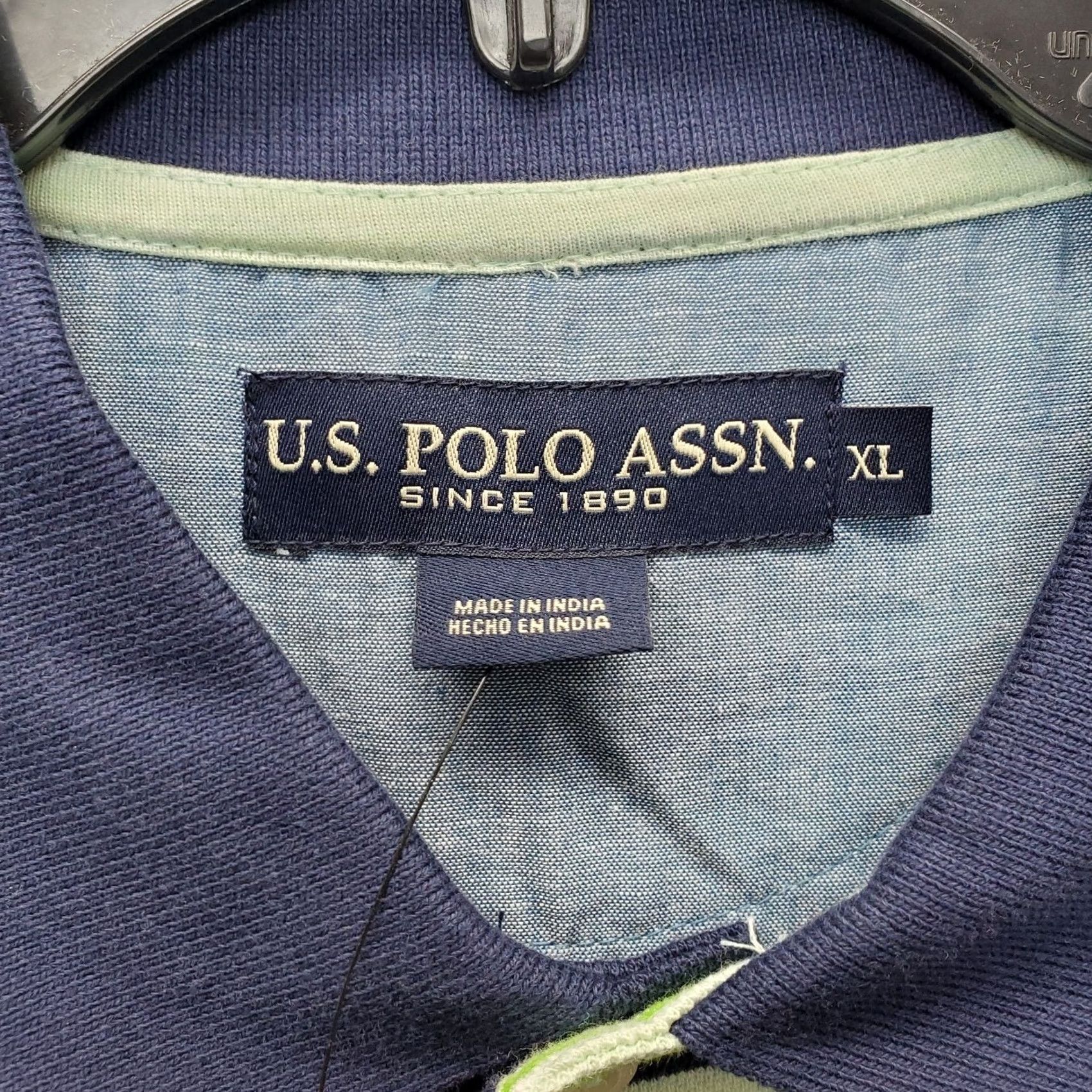 Vintage VINTAGE US Polo Assn. Polo Shirt Mens XL Multi Striped Classic Short Sleeve Flesh Pony Size US XL / EU 56 / 4 - 5 Thumbnail