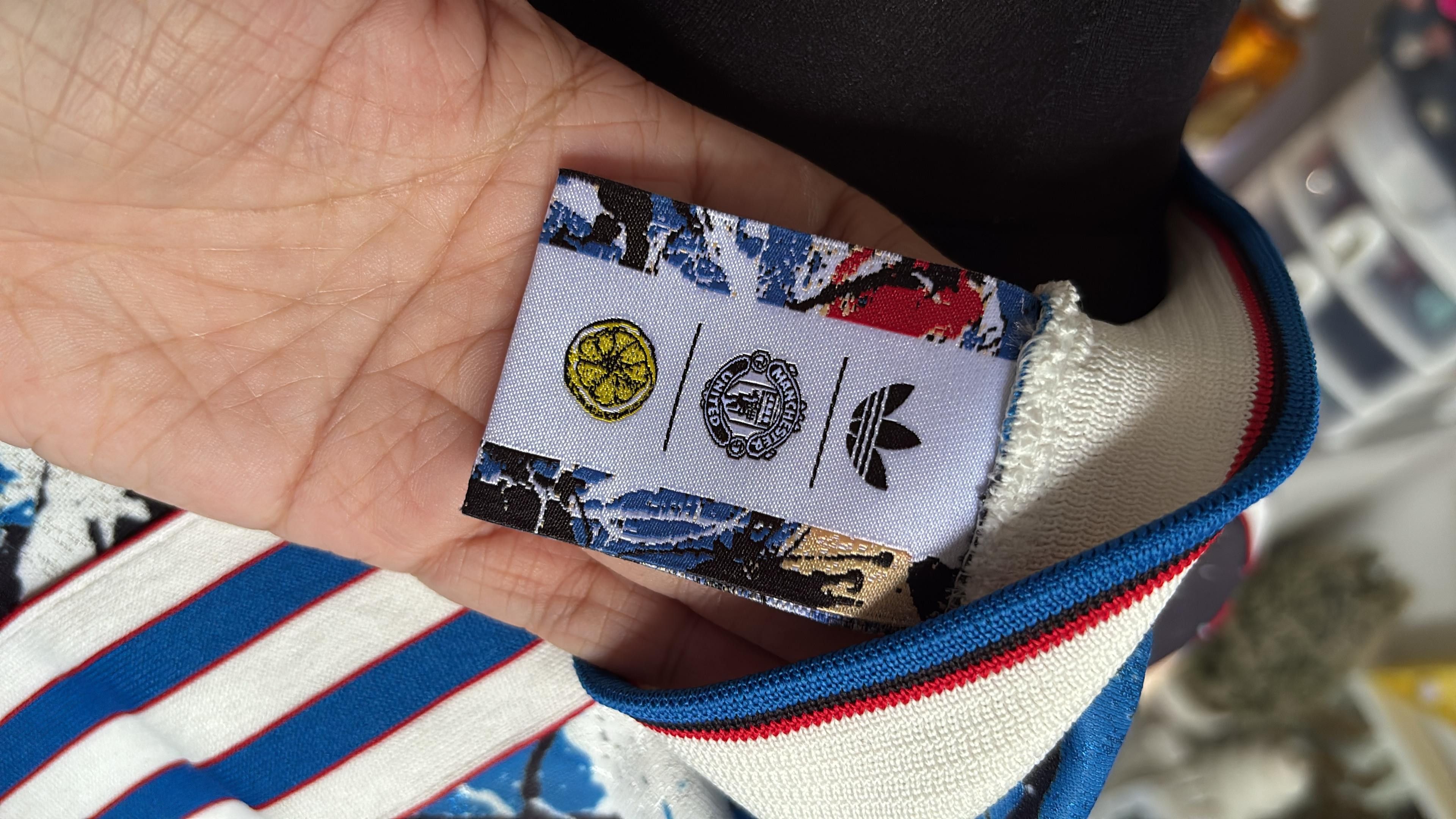 Adidas Jersey Adidas Long Sleeve Man United x StoneRoses Size US XL / EU 56 / 4 - 5 Thumbnail