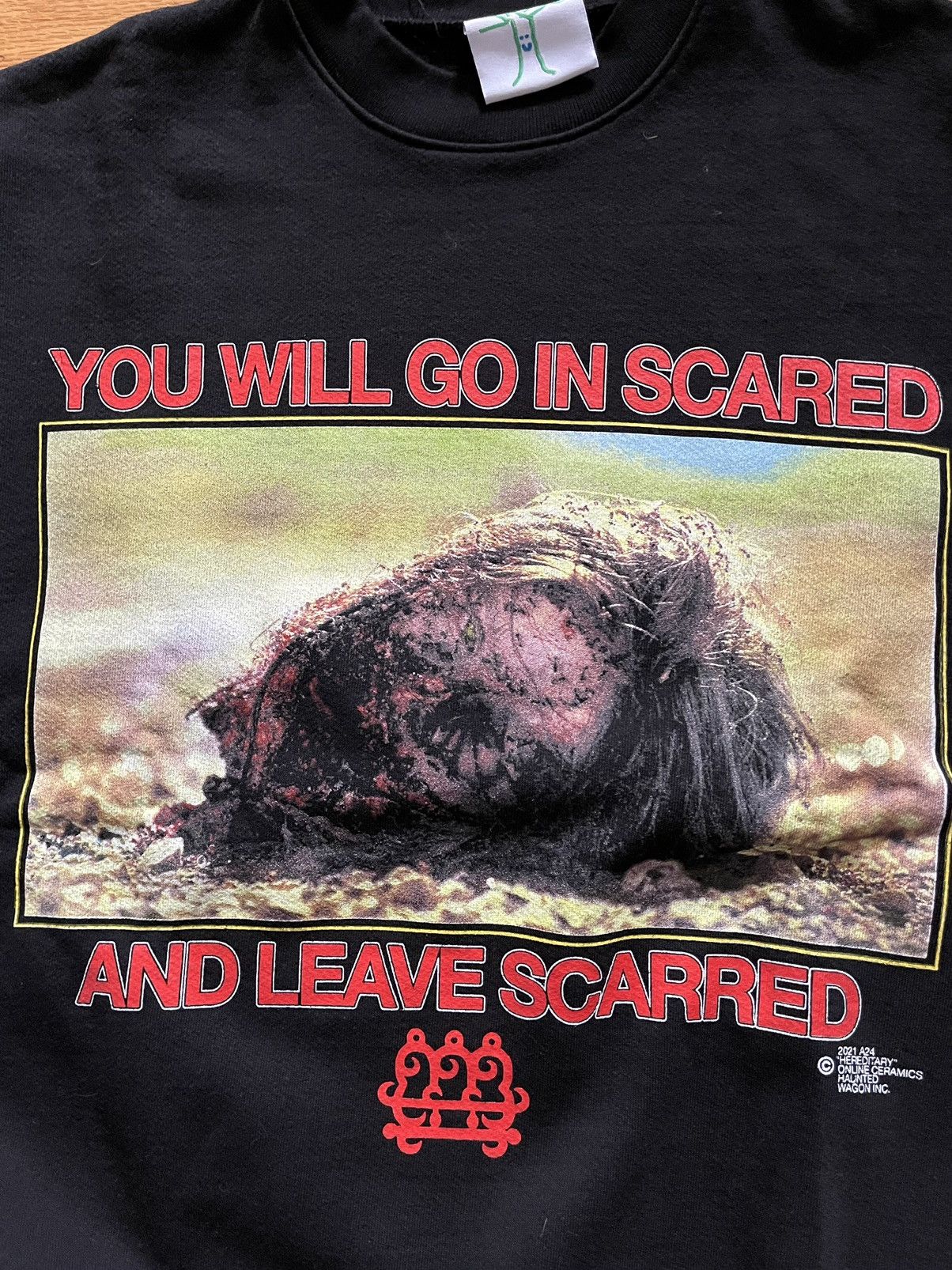 A24 × Online Ceramics ONLINE CERAMICS x A24 HEREDITARY CREWNECK SWEATER Size US M / EU 48-50 / 2 - 3 Thumbnail