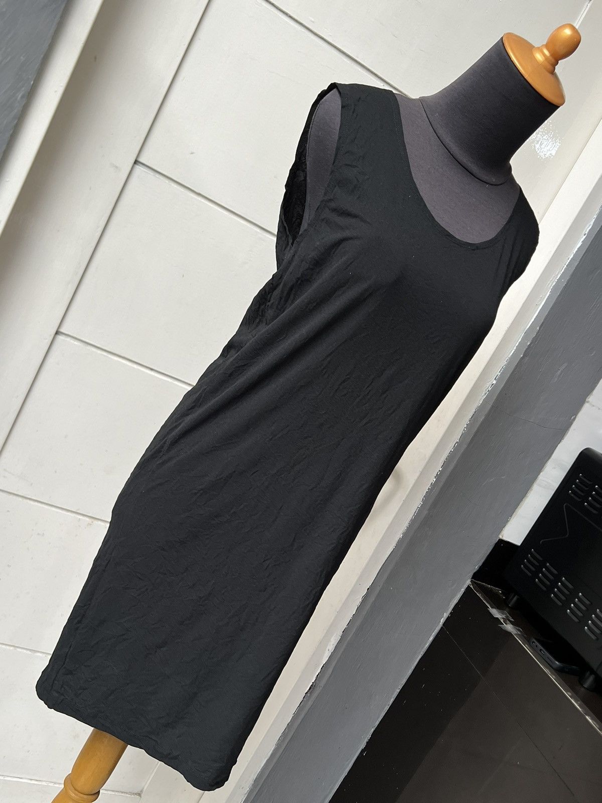 Yohji Yamamoto I Wish Y’S Bis Black Sleeveless Dress Size US S / EU 44-46 / 1 - 8 Thumbnail