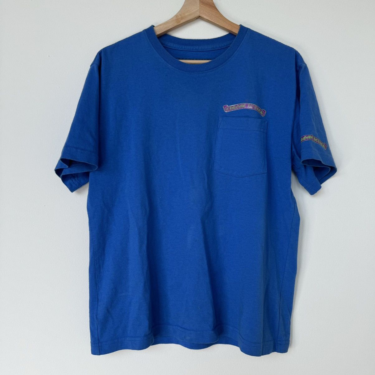 Chrome Hearts Scroll logo pocket short sleeve tee Size US S / EU 44-46 / 1 - 6 Thumbnail