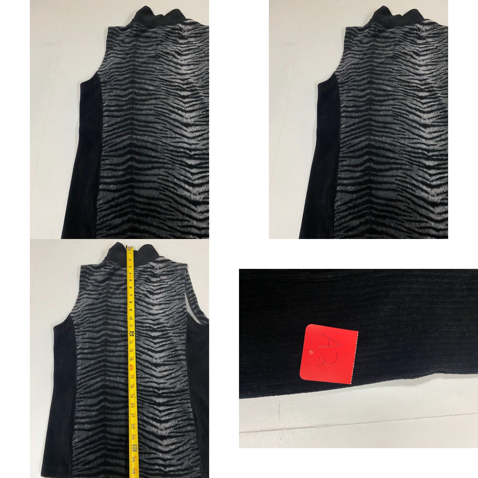 Jones New York Jones New York Womens Vest M Black Full Zip Sport Stretch Quilted Knit Sleeveless Jersey 2000s Womens Size M / US 6-8 / IT 42-44 - 8 Thumbnail
