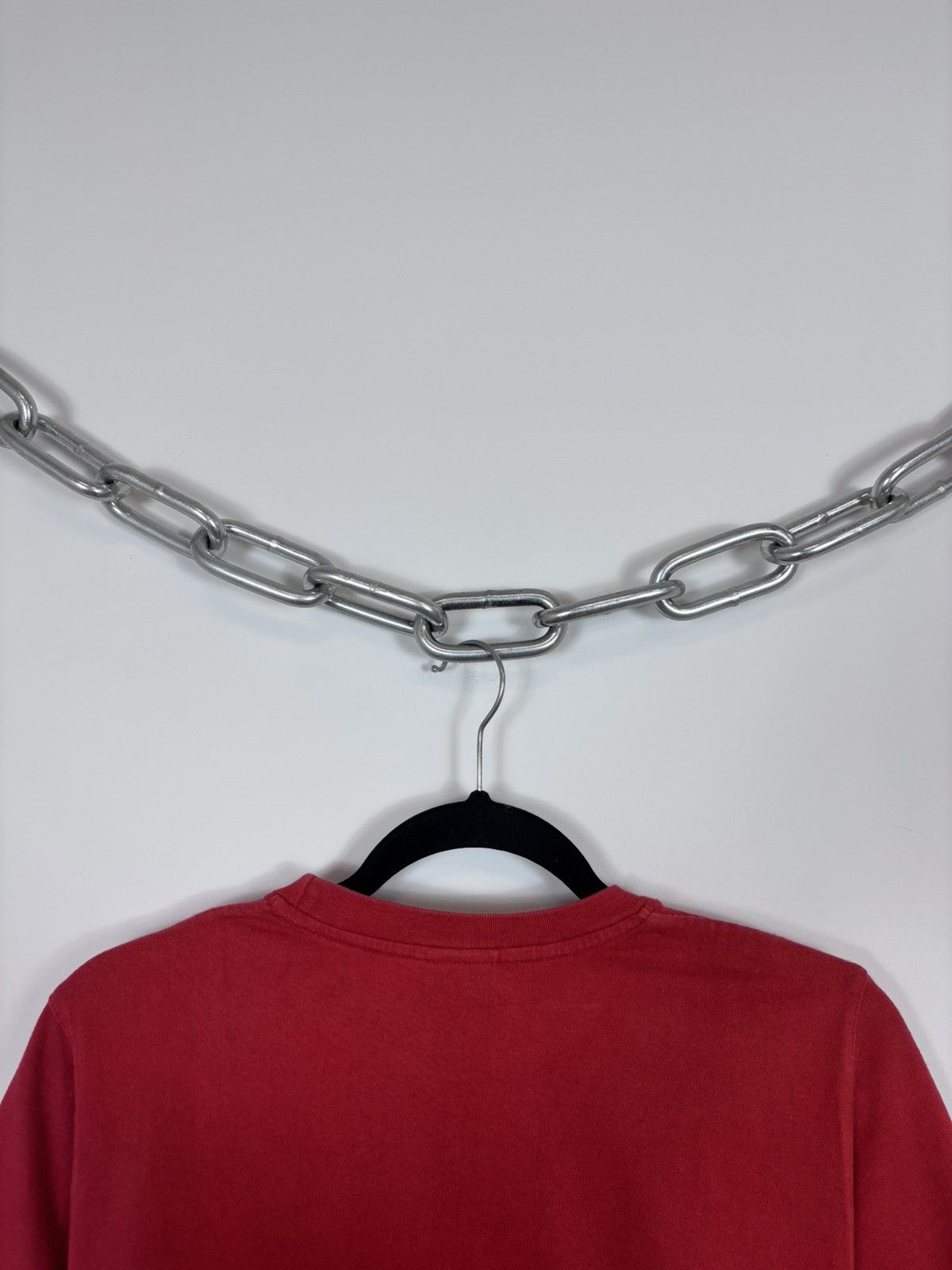Nike Vintage Nike Y2K Red Swoosh Hype T-Shirt Tee Size US S / EU 44-46 / 1 - 15 Thumbnail