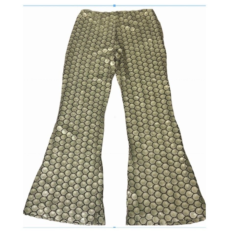 Free People New FREE PEOPLE Wilder Days Sequin Flare Pants $198 SIZE 4 Size 27" / US 4 / IT 40 - 6 Thumbnail