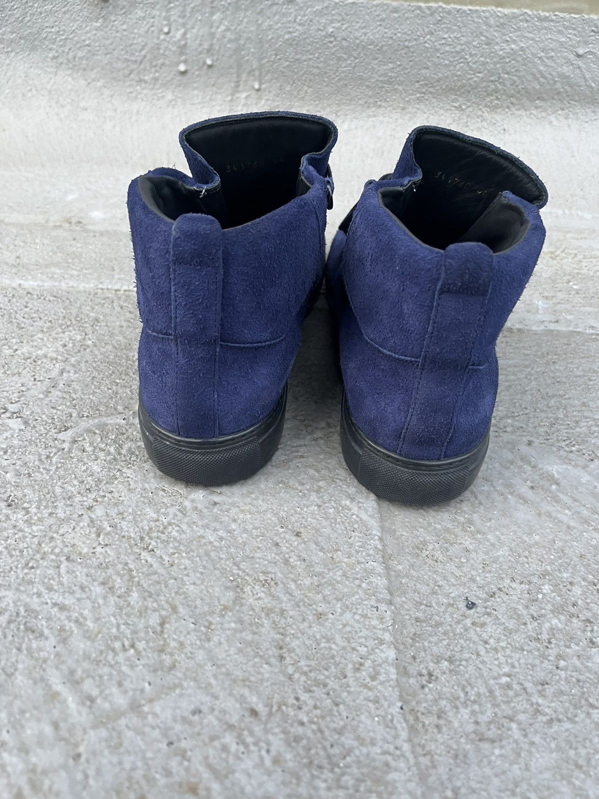 Balenciaga Suede Balenciaga Arenas Blue/Black Size US 11 / EU 44 - 4 Thumbnail