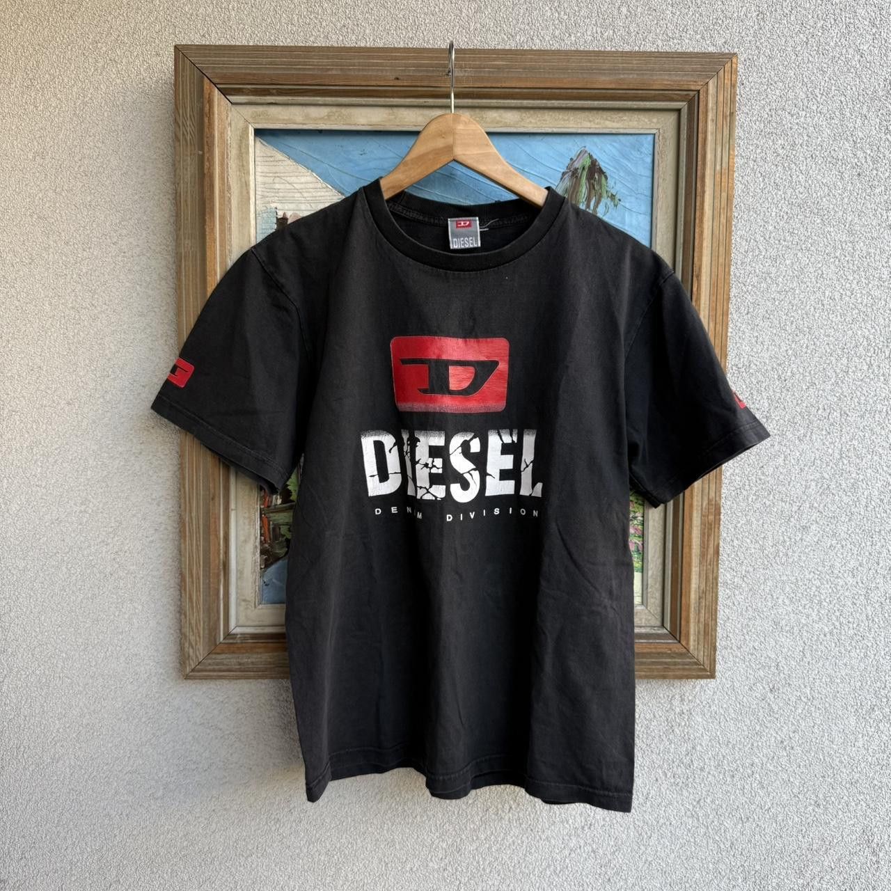 Diesel Diesel Vintage 90s T shirt Tee Black Opium Affilaction Size US M / EU 48-50 / 2 - 1 Thumbnail