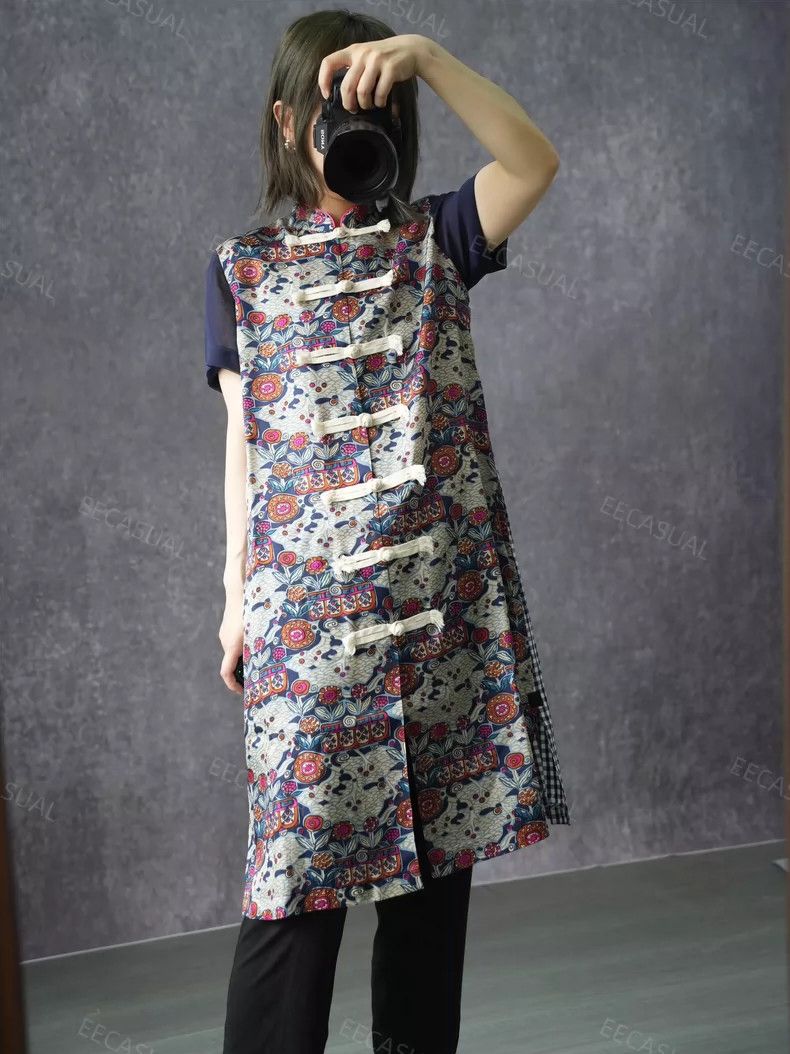 Comme des Garcons Comme Des Garcons Chinese buttoned print dress Size S / US 4 / IT 40 - 3 Thumbnail