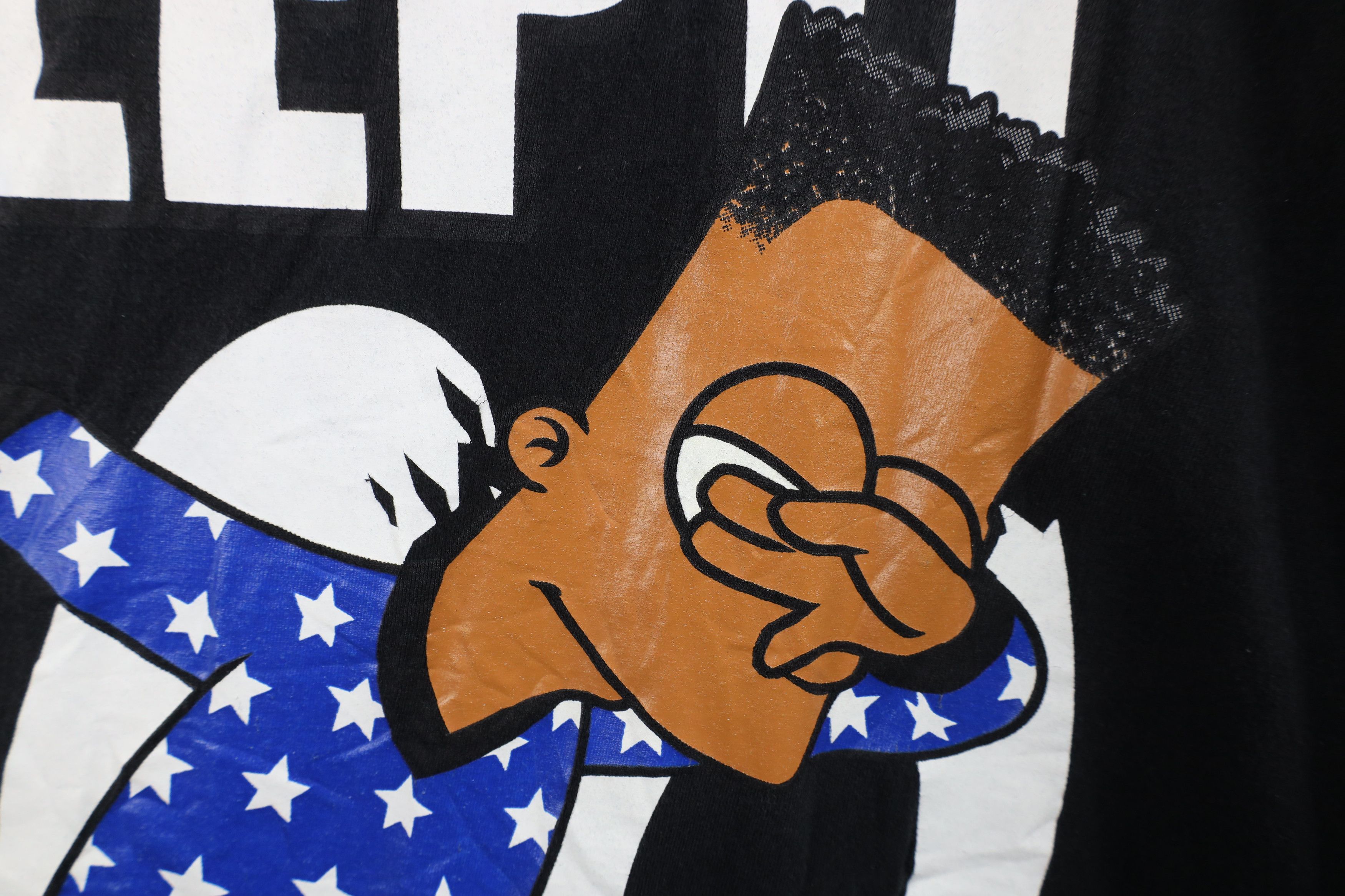 Vintage Vintage Y2K Streetwear It 100 Bart Simpson Dab T-Shirt Black Size US XXL / EU 58 / 5 - 5 Thumbnail