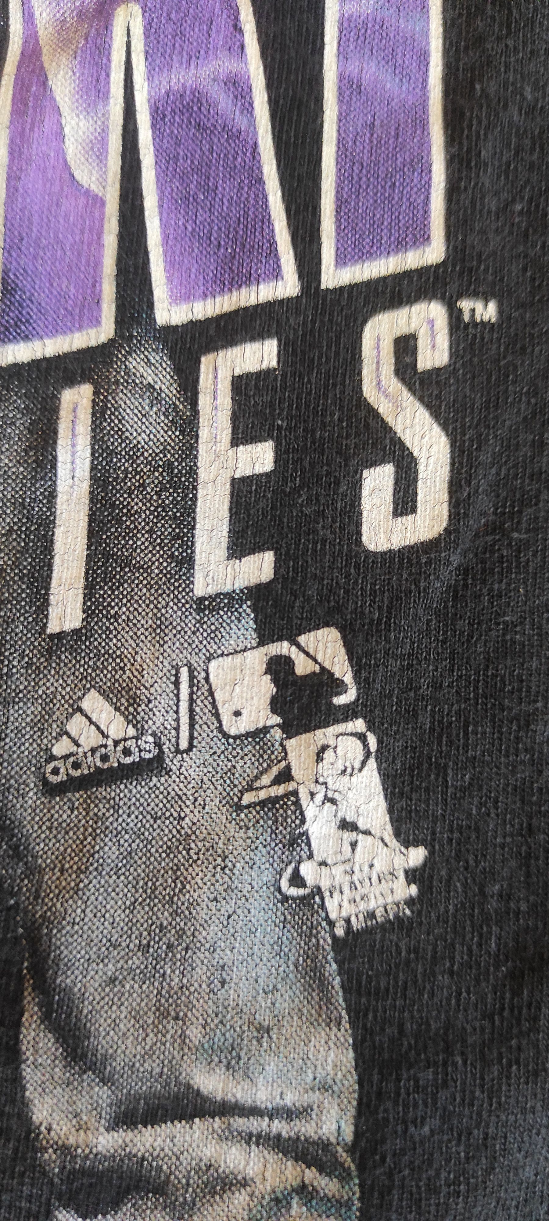 Adidas VTG Adidas Colorodo Rockies 1993 MLB T-shirt Size US S / EU 44-46 / 1 - 20 Thumbnail