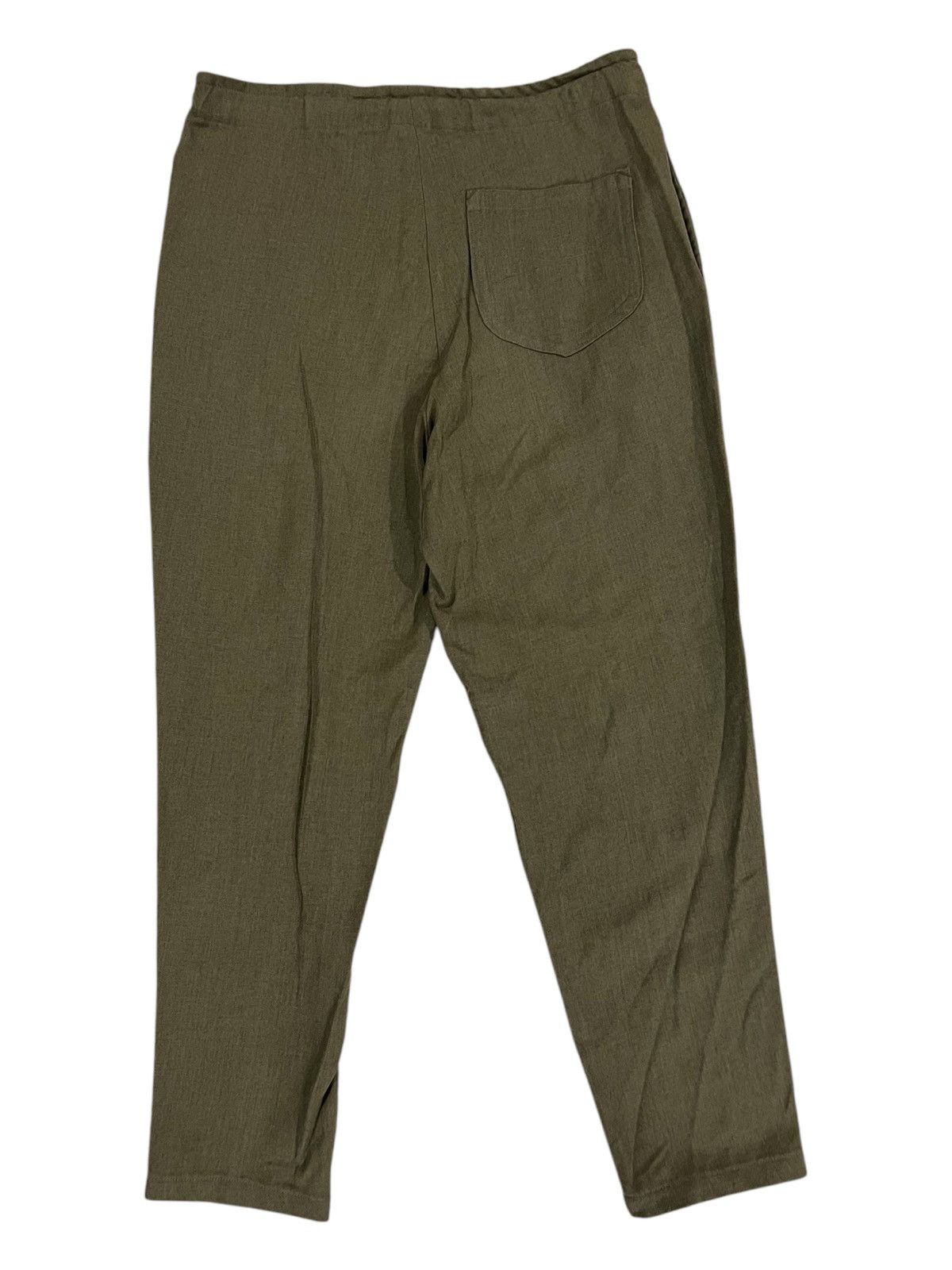 Yohji Yamamoto ARCIEVE 1980s Yohji Yamamoto Workshop Hook J-Cut Wool Pants Size US 32 / EU 48 - 7 Thumbnail