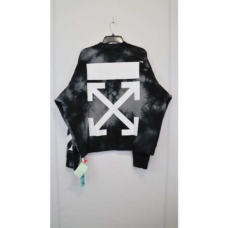 Off-White o1rshd1 Q:2 / Diag Arrow Tie Dye Skate Warm Sweatshirt Size US XL / EU 56 / 4 - 9 Thumbnail
