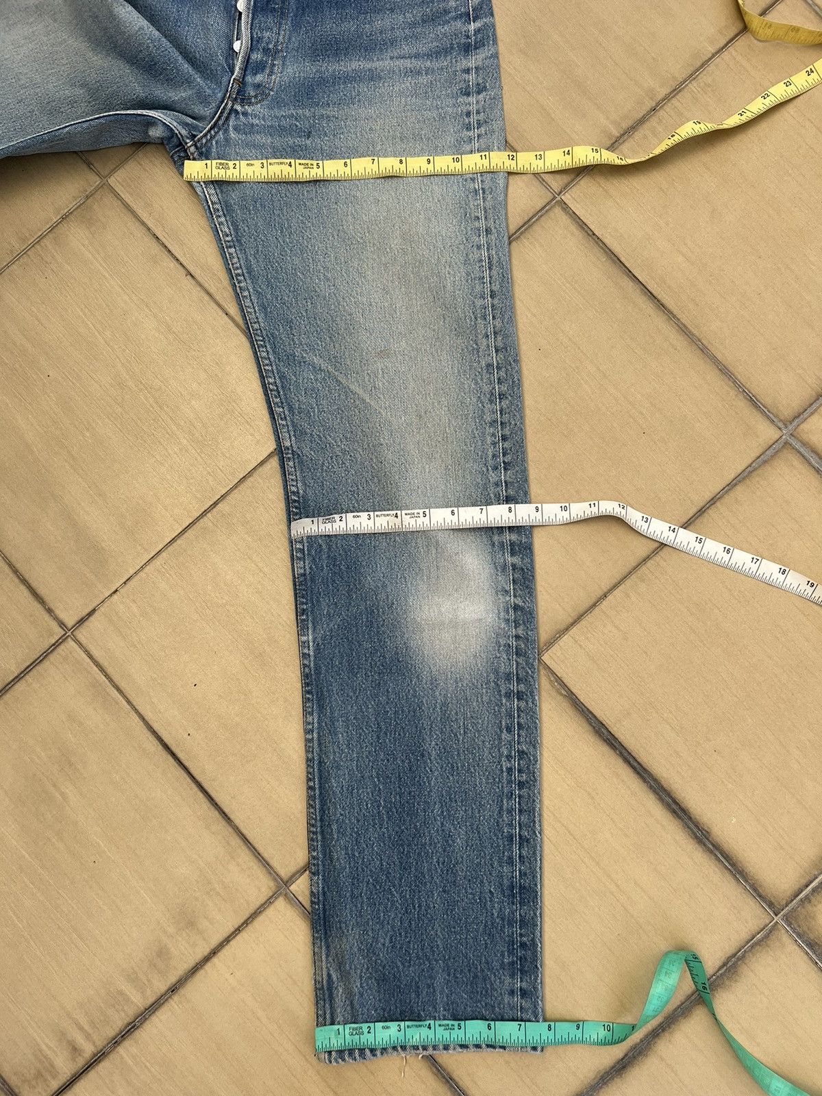 Levi's Vintage 80s Levi’s 501 Distressed Faded Blue Denim Jeans Size US 30 / EU 46 - 4 Thumbnail