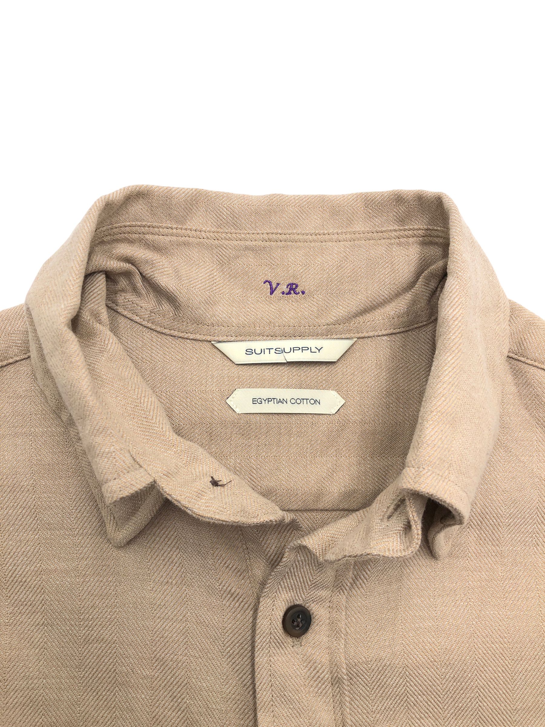Suitsupply SUITSUPPLY Egyptian Cotton Formal Solid Slim Shirt Size 40 Size US M / EU 48-50 / 2 - 4 Thumbnail