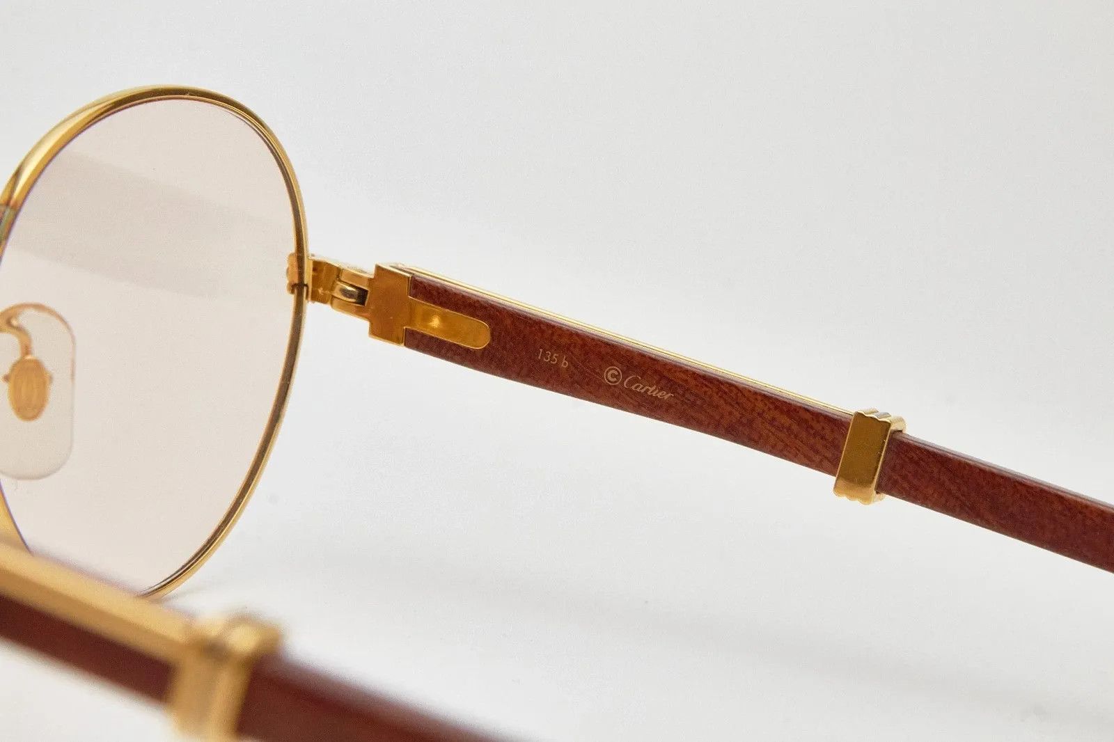 Cartier Sunglasses Cartier Bagatelle Bubinga Wood Size ONE SIZE - 13 Thumbnail