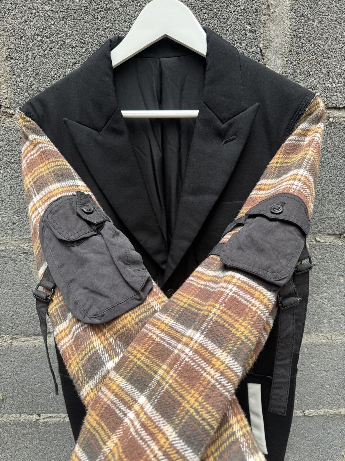 Number (N)ine AW05 Number (N)ine Hybrid Blazer Jacket Size US M / EU 48-50 / 2 - 2 Thumbnail