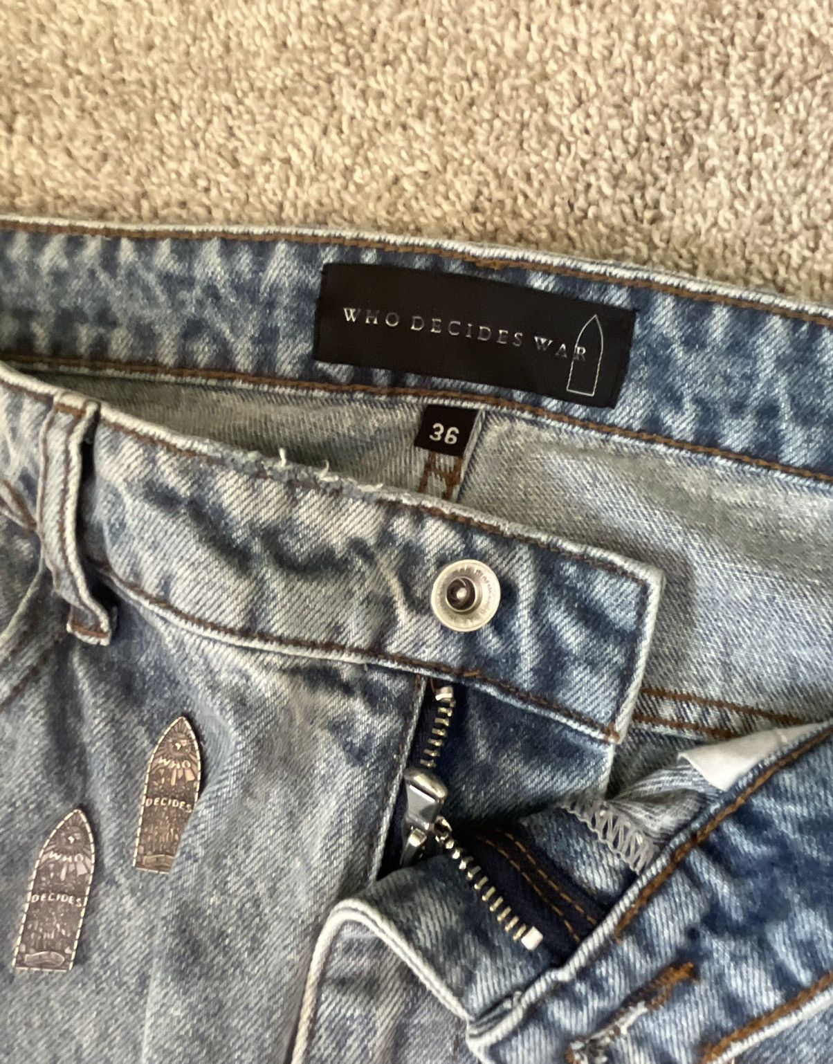 Who Decides War Who Decides War Amplified Gnarly Jeans Size US 36 / EU 52 - 4 Thumbnail