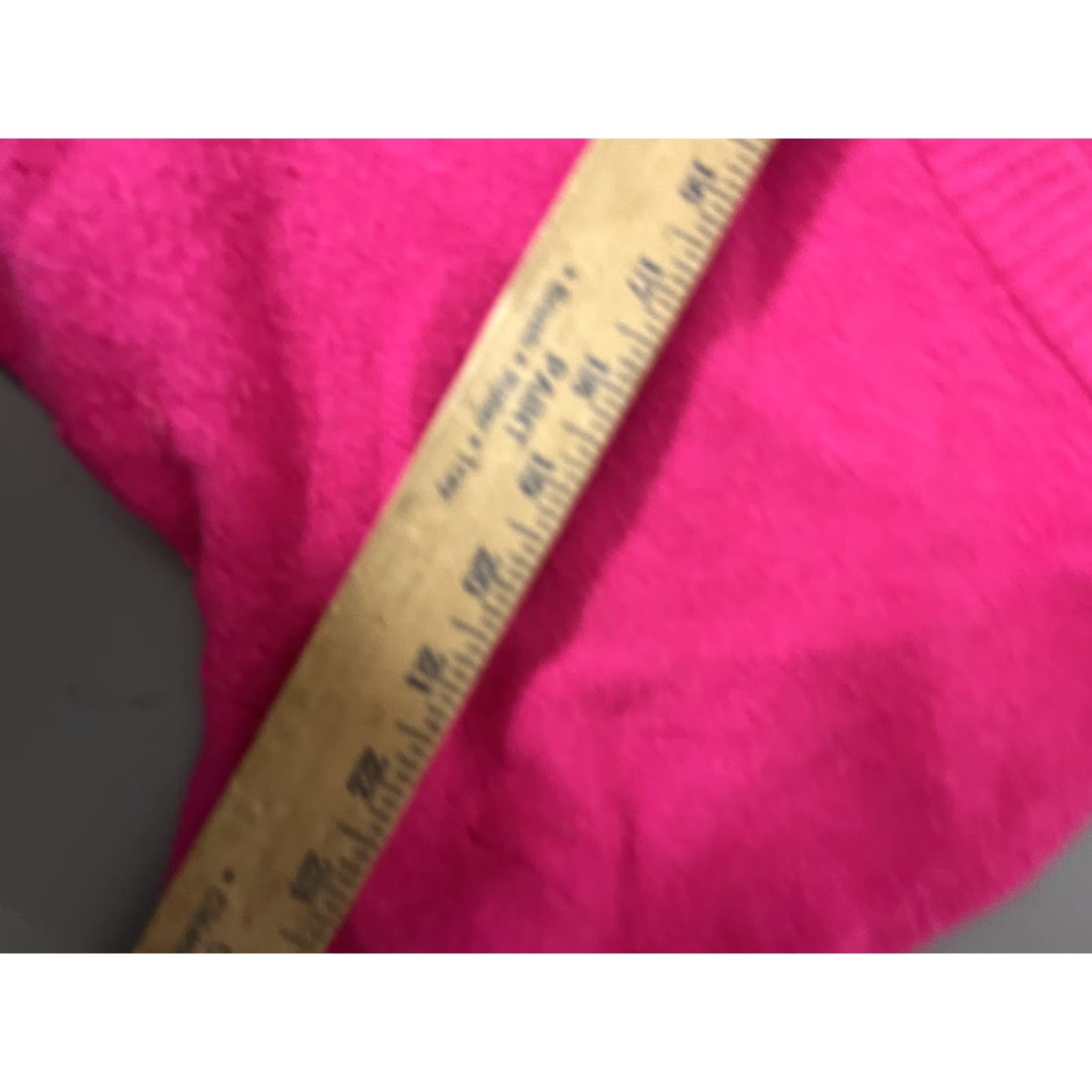 Gap GAP Women's Large V-Neck Pullover Sweater Merino Extra Fine Wool Blend Hot Pink Size L / US 10 / IT 46 - 6 Thumbnail