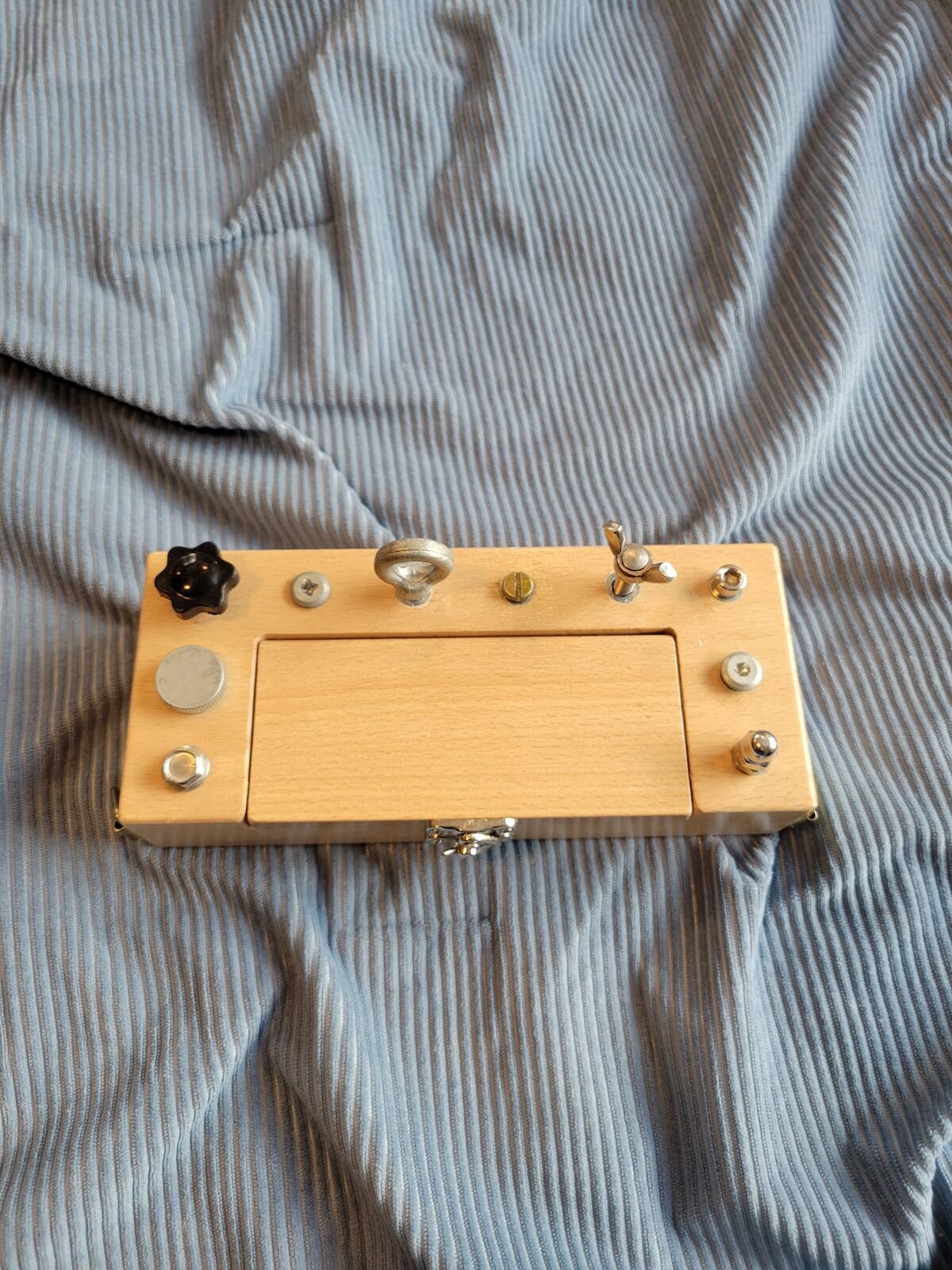 Genetic Manipulation Shinichiro Kuriya Wooden Box with Multiple Bolts and Knobs Size ONE SIZE - 1 Thumbnail