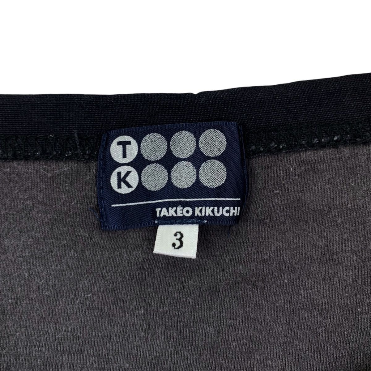 Takeo Kikuchi Vintage TAKEO KIKUCHI JAPAN Minimalist Henley Tee Shirt Size M / US 6-8 / IT 42-44 - 4 Thumbnail