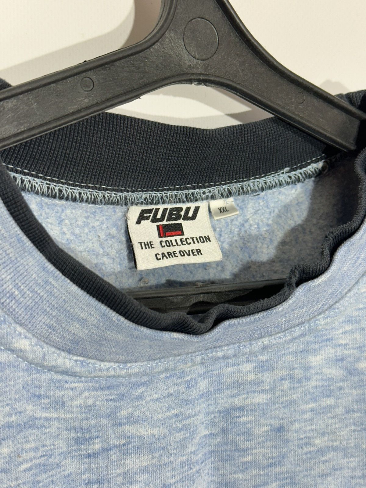 Fubu Vintage Fubu Sports Heather Blue Sweatshirt Size US XL / EU 56 / 4 - 6 Thumbnail