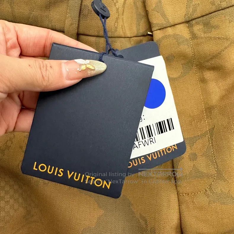 Louis Vuitton Louis Vuitton size US 50 Khaki full print jacquard satin je Size US 34 / EU 50 - 7 Thumbnail