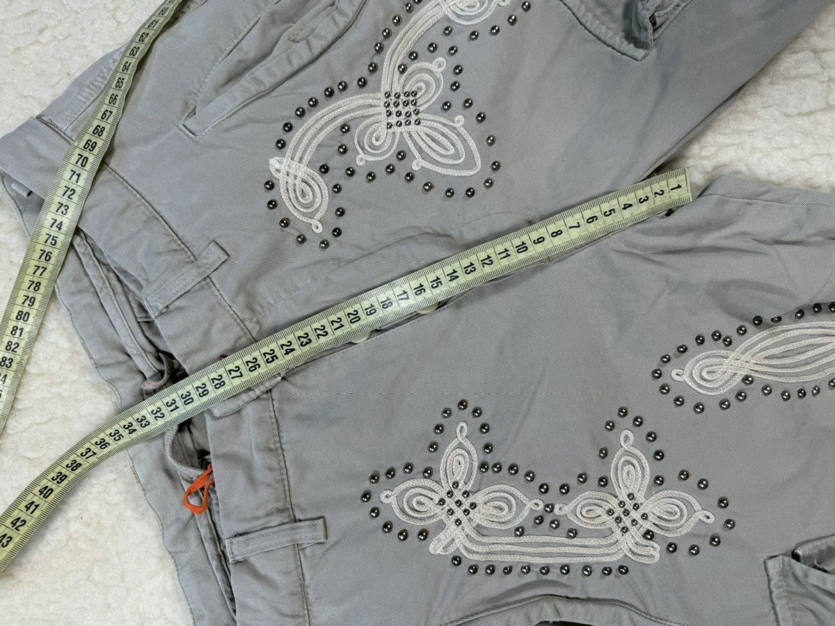 Mason's Masons embroidery metal rivets vintage cargo pockets pants Size US 32 / EU 48 - 21 Thumbnail