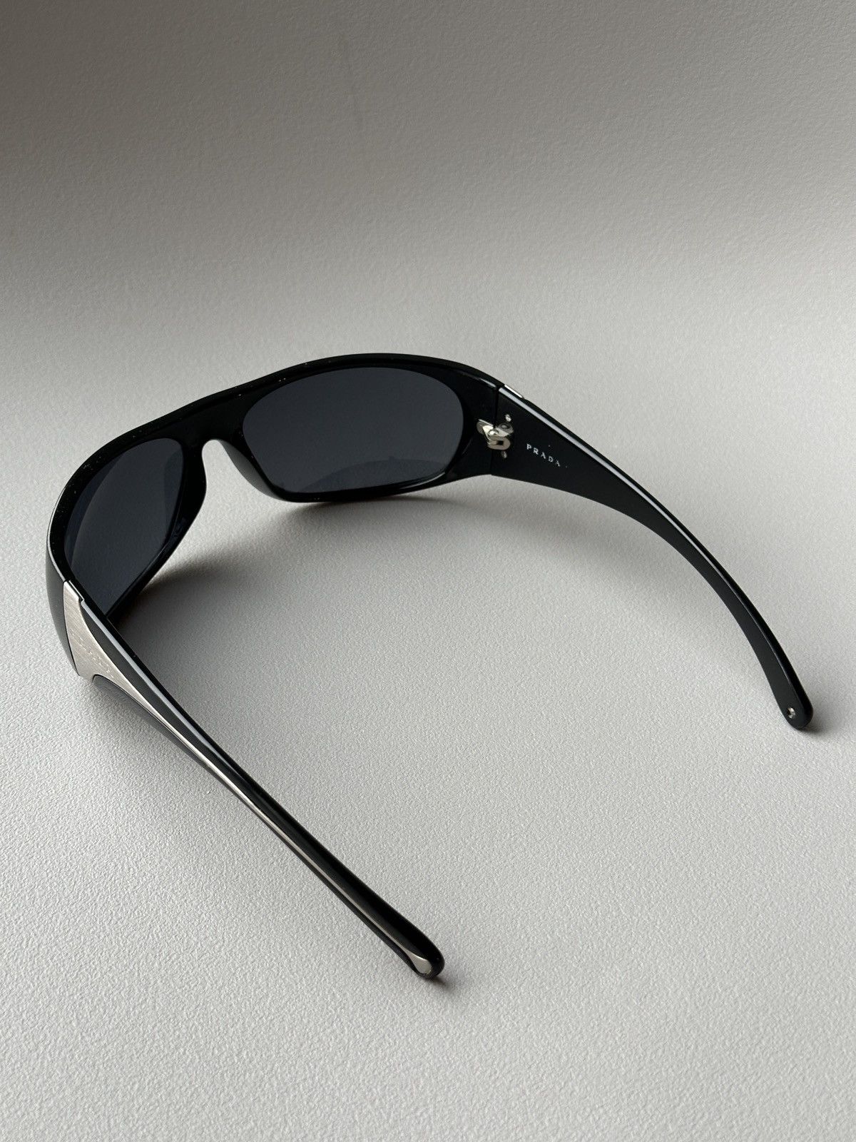 Prada Vintage Prada sunglasses silver flame Size ONE SIZE - 6 Thumbnail