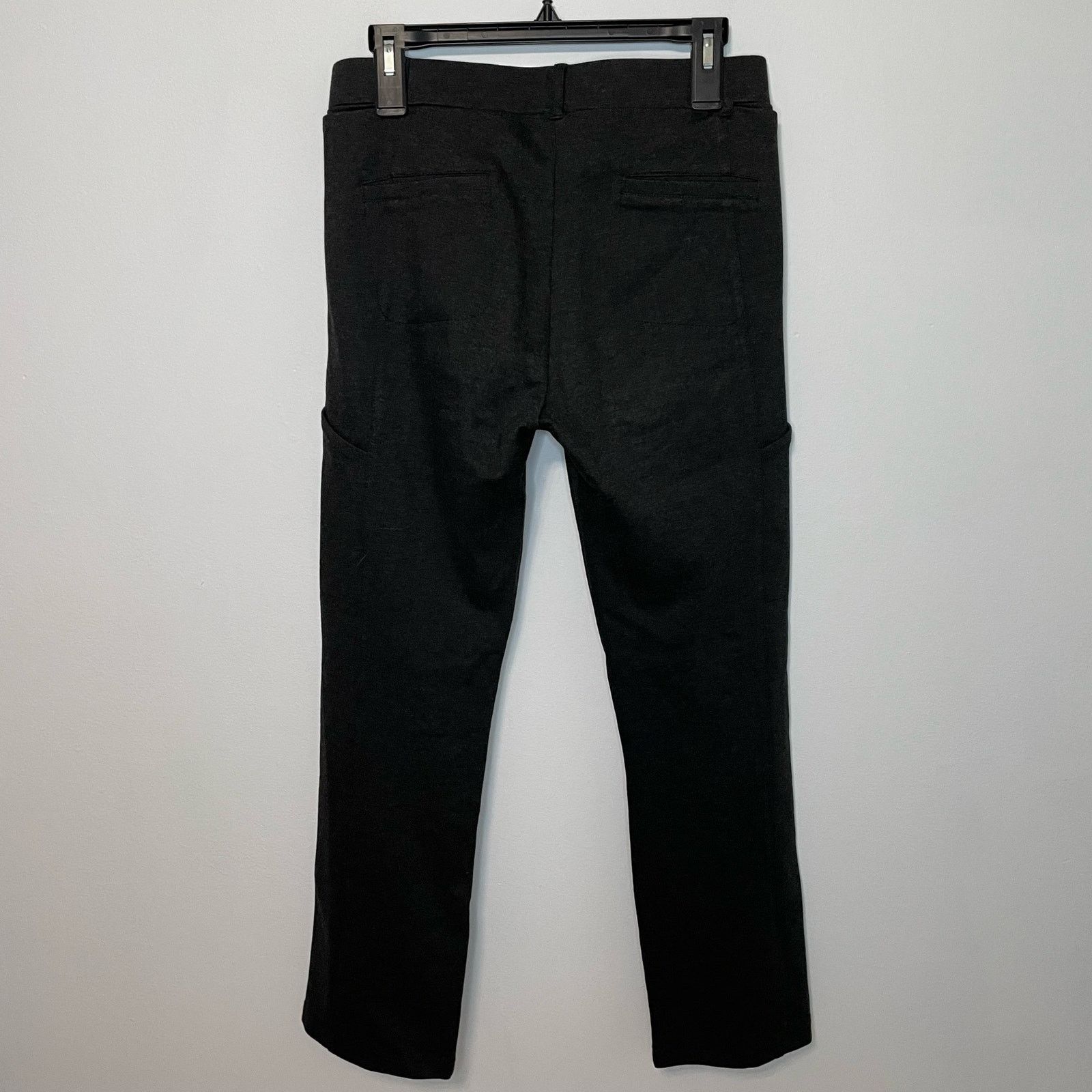 Betabrand Betabrand Grey Pants PM Womens Pockets Pull On Straight Leg Size 31" - 5 Thumbnail