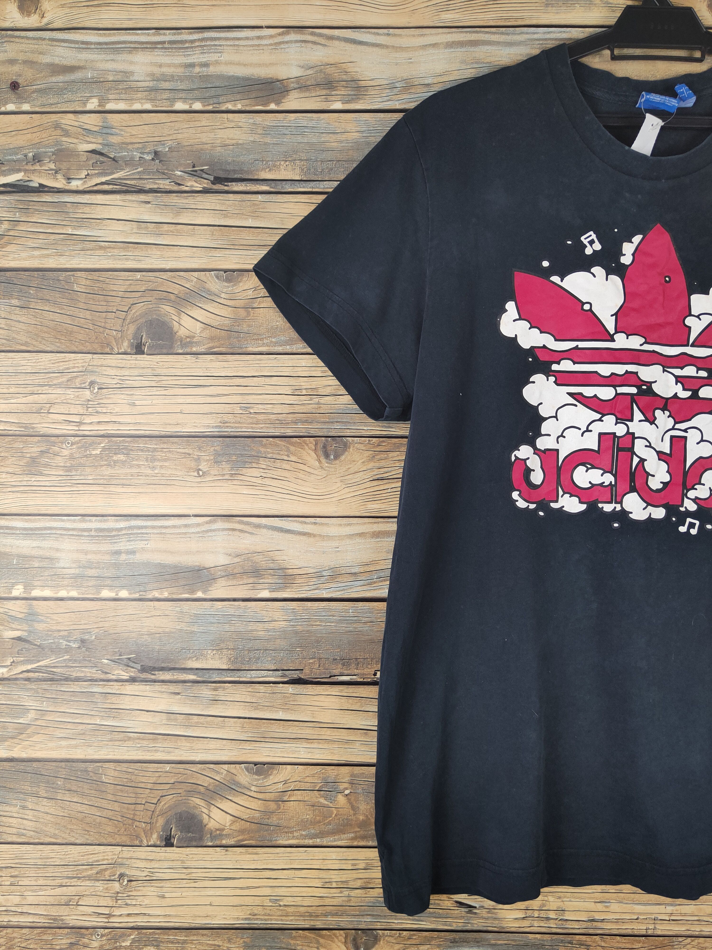 DL Adidas Black Short Sleeve T-shirt #1608
