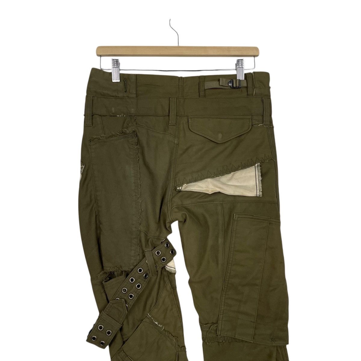 Comme des Garcons Junya Watanabe Cdg AW2006 Deconstructed Military Cargo Pants Size US 32 / EU 48 - 10 Thumbnail