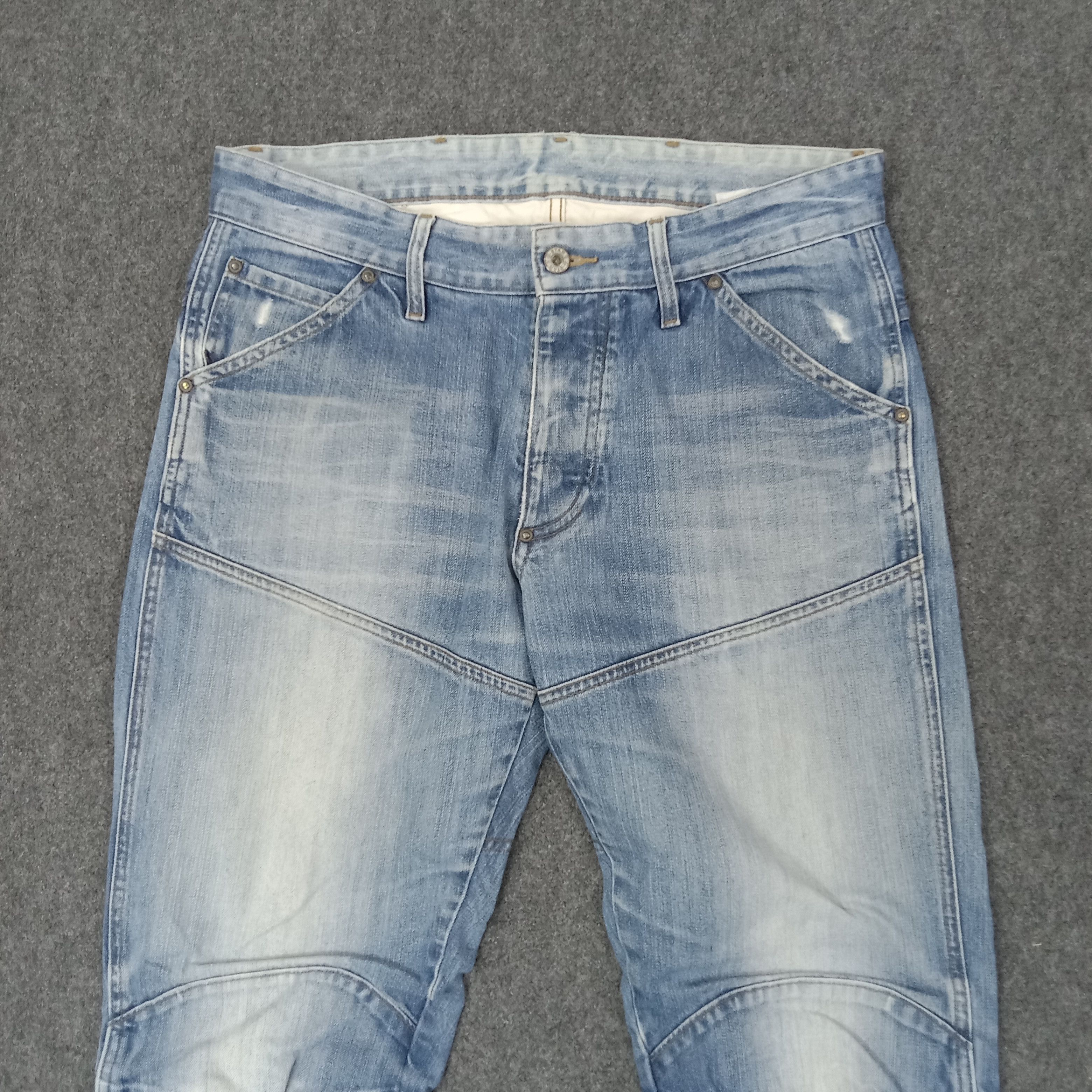 G-Star G-Star Raw Japanese Brand Bikers Style Denim Jeans C244N21 Size US 34 / EU 50 - 2 Thumbnail