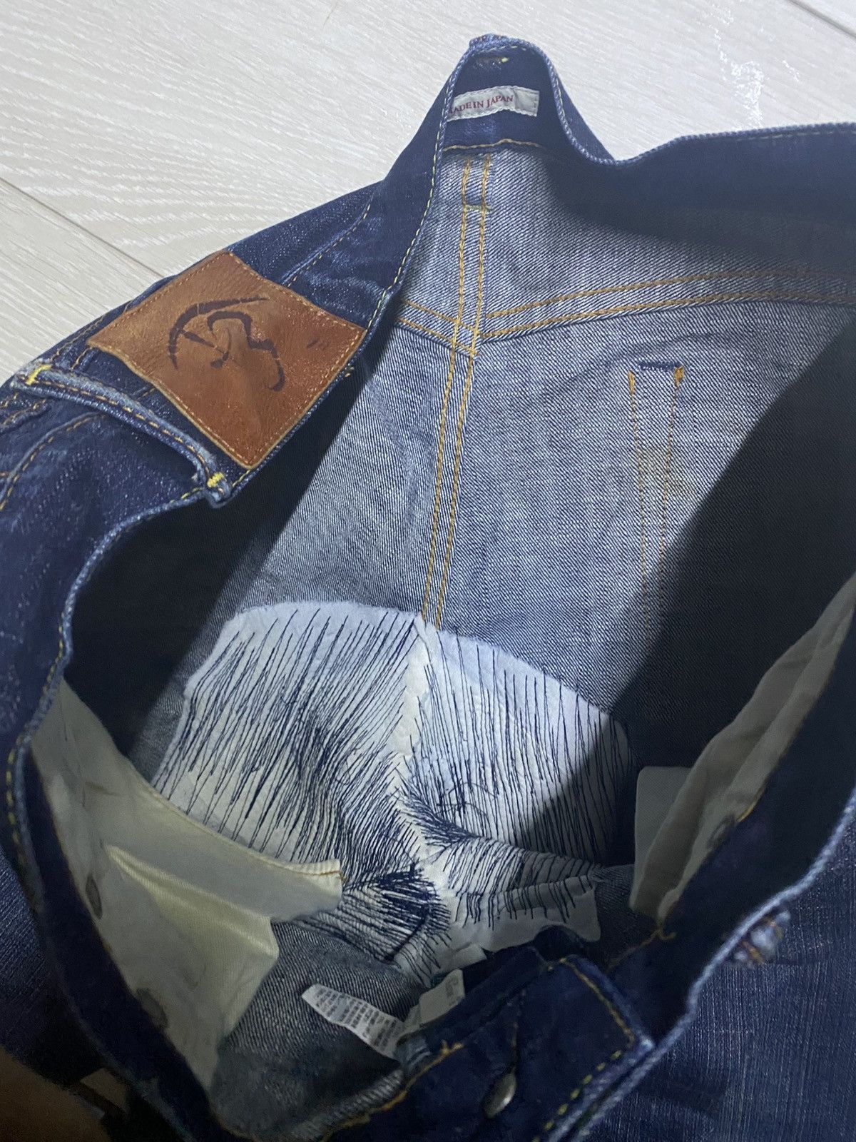 Eternal Vintage Eternal Blue Wash Skinny Slim Fit Jeans Size US 34 / EU 50 - 10 Thumbnail