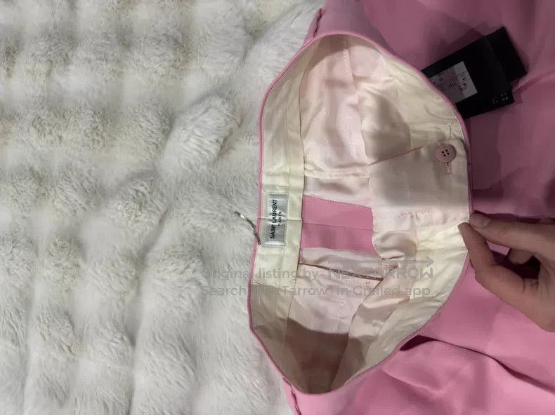 Saint Laurent Paris Saint Laurent Paris Pink Men's Trousers Size US 32 / EU 48 - 3 Thumbnail