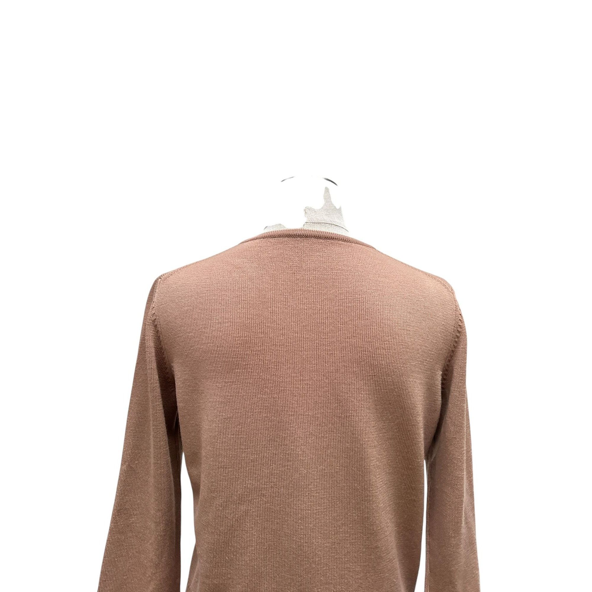 Alaia Brown Virgin Wool Cardigan Size M / US 6-8 / IT 42-44 - 5 Thumbnail