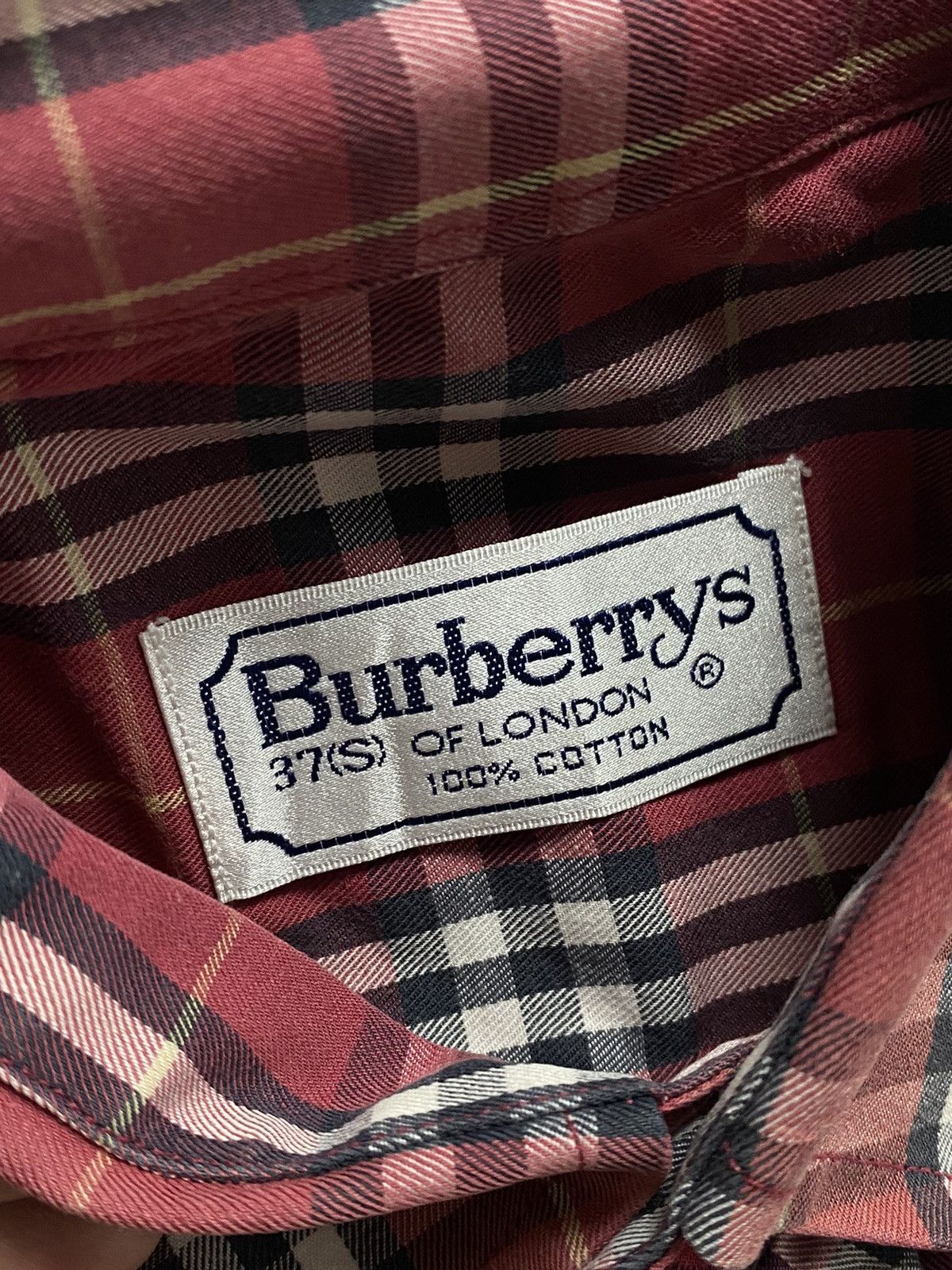 Burberry Vintage Burberrys Nova Check Button Shirt Size US S / EU 44-46 / 1 - 7 Thumbnail
