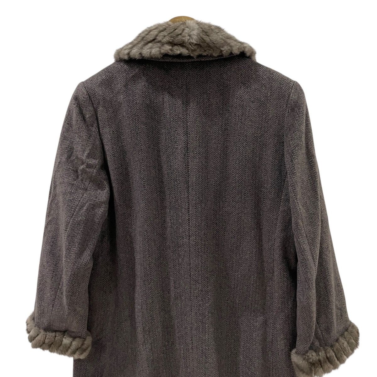 Japanese Brand Vintage Japanese Designer Fur Cashmere Trench Coat Size US M / EU 48-50 / 2 - 12 Thumbnail