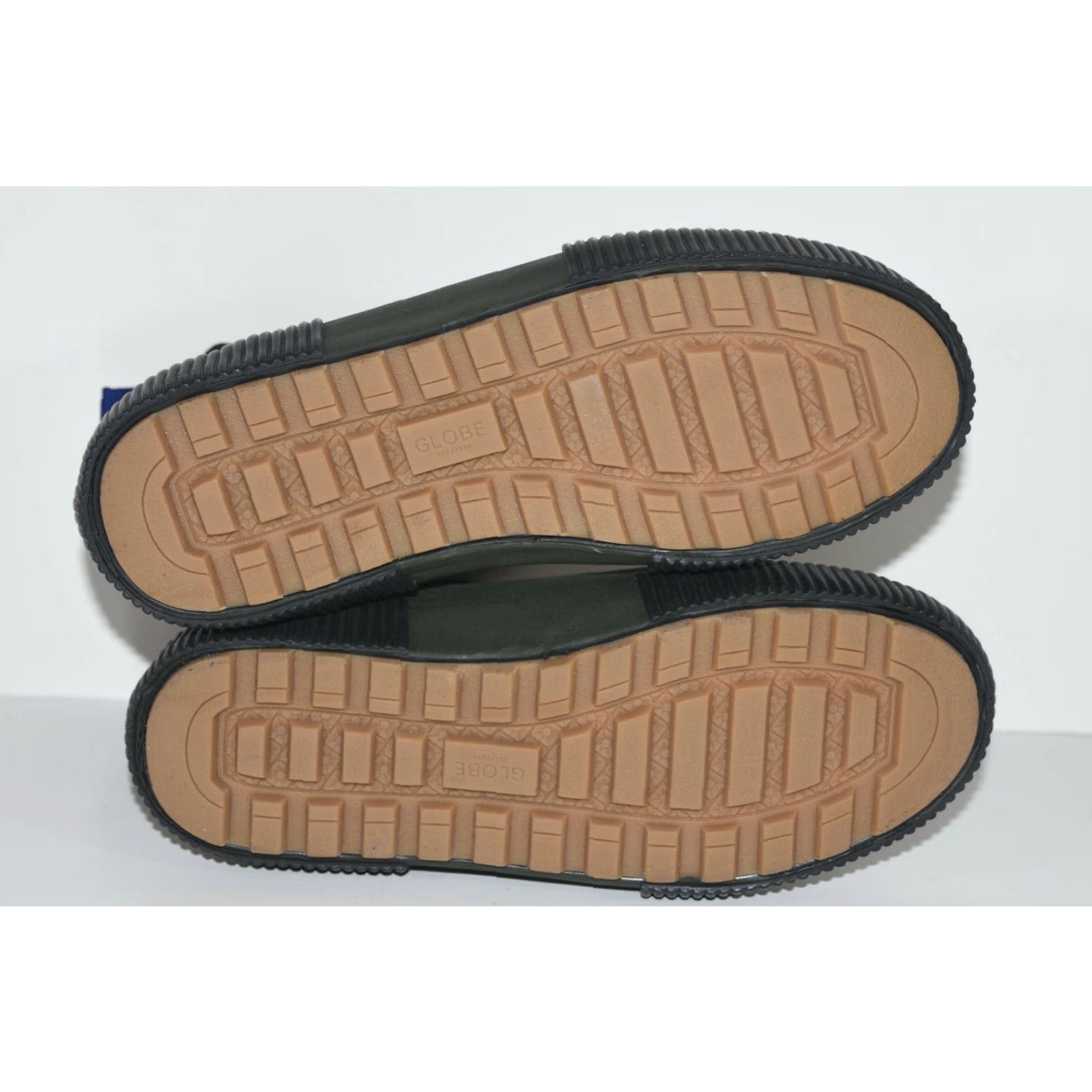 Globe VINTAGE Globe Polertec Hi Top Mens 7 Black Dusty Olive Explr Skate Shoe Sneakers Size US S / EU 44-46 / 1 - 7 Thumbnail