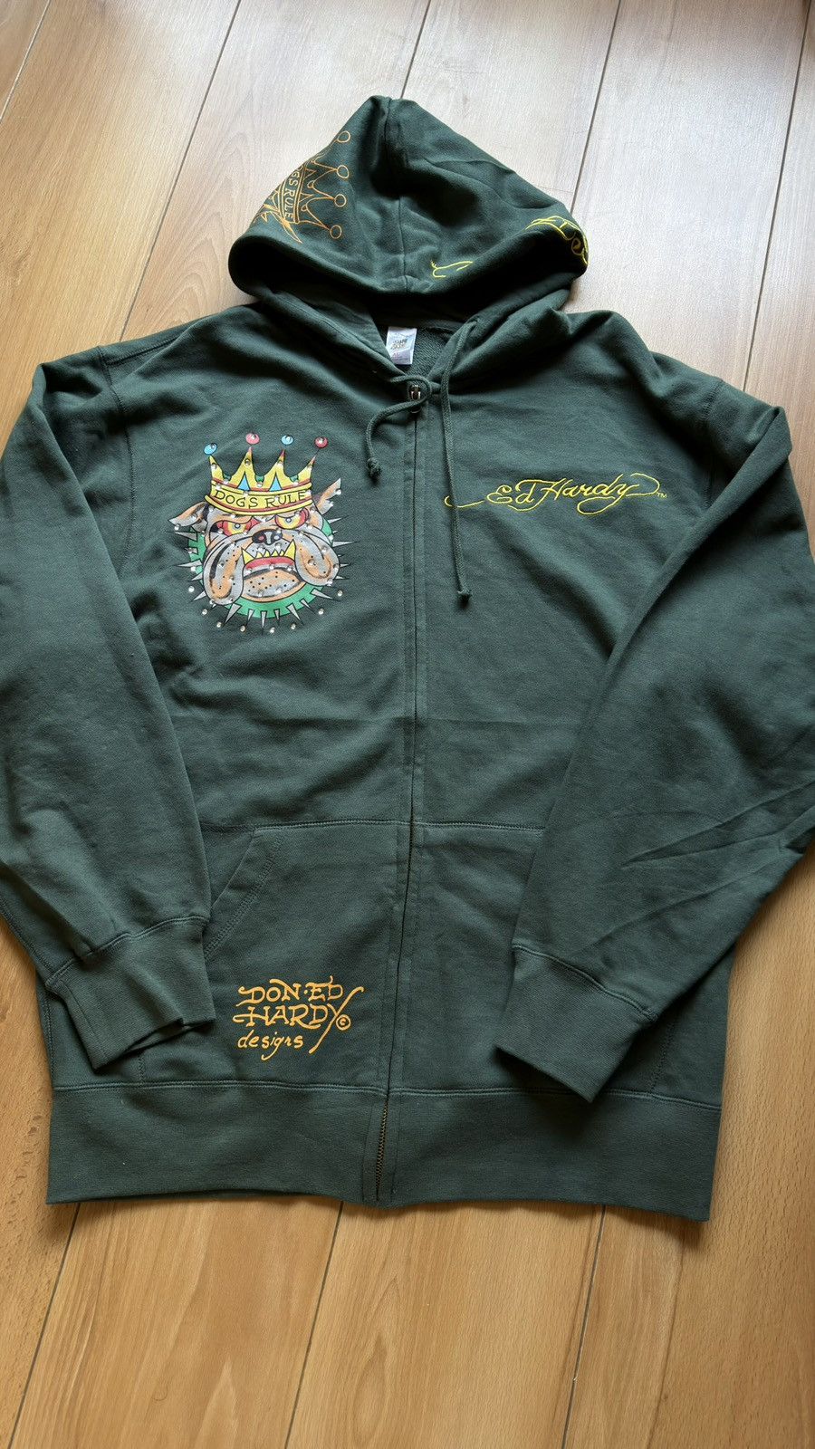 Ed Hardy Ed hardy & Christian audigier zip hoodie Size US XL / EU 56 / 4 - 5 Thumbnail