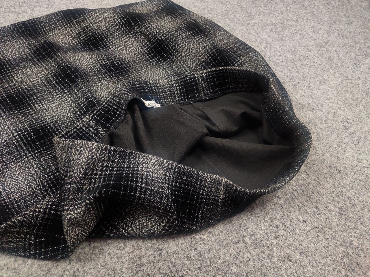 Wolford Wolford Black White Plaid Printed Short Pencil average skirt Size 29" - 8 Thumbnail