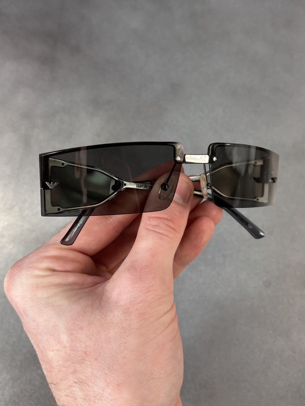 Emporio Armani Emporio Armani Sunglasses Side Shield Metal 9112/S Giorgio Size ONE SIZE - 5 Thumbnail