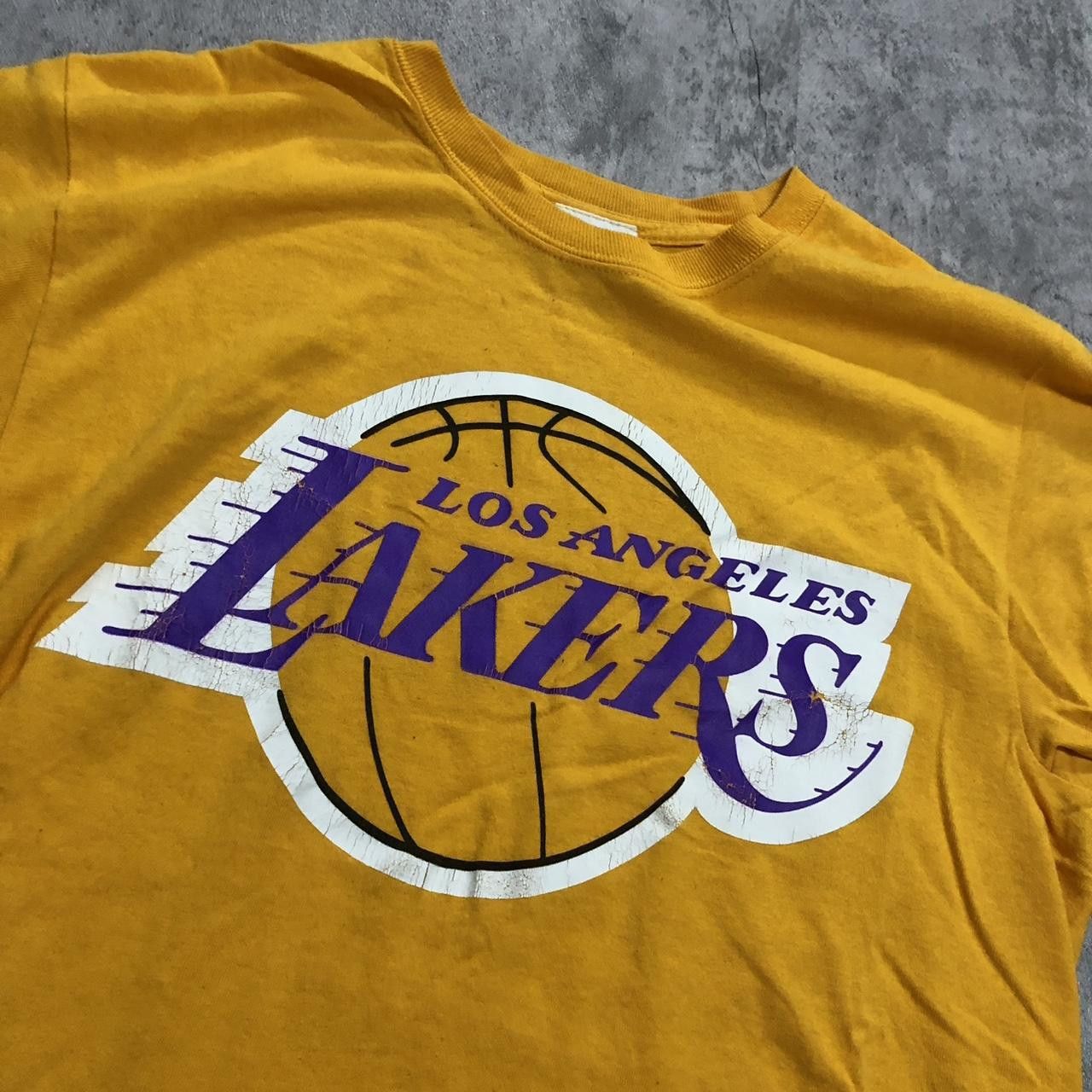 Majestic Yellow and purple Los Angeles Lakers tee #NBA #Lakers Size US S / EU 44-46 / 1 - 2 Thumbnail