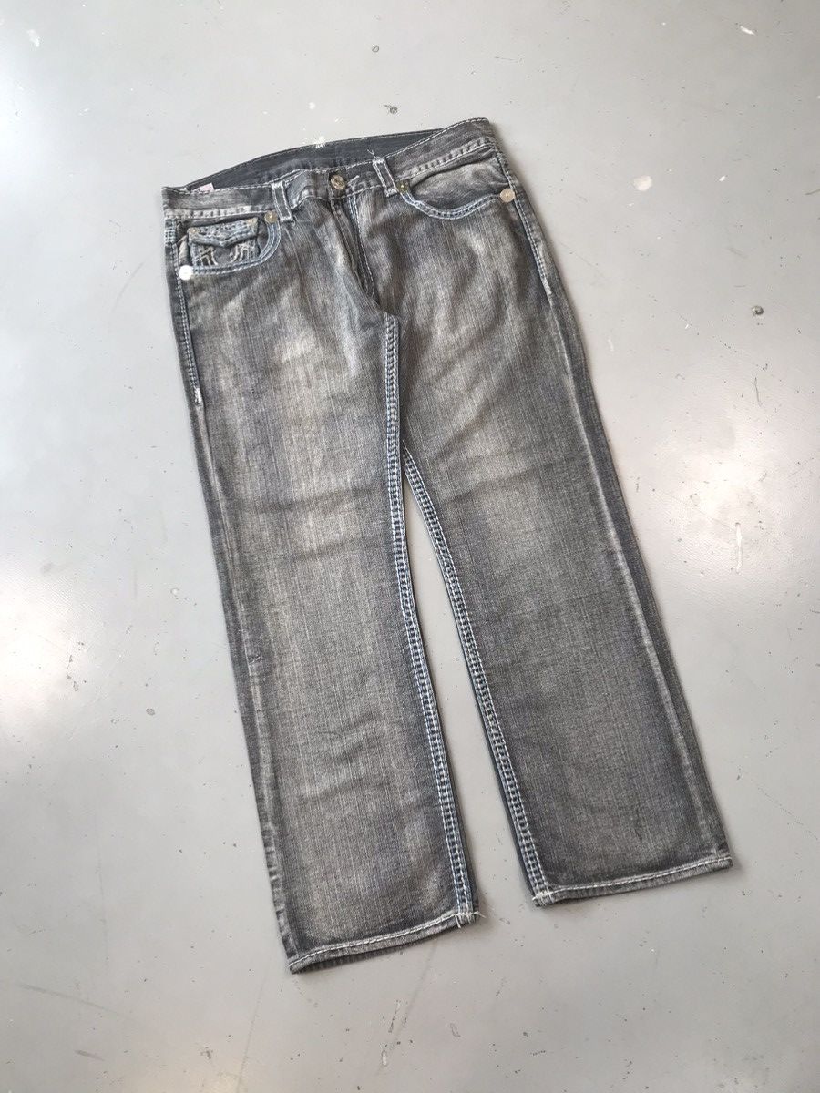 True Religion × Vintage Vintage true religion straight fit denim pants Size US 40 / EU 56 - 2 Thumbnail