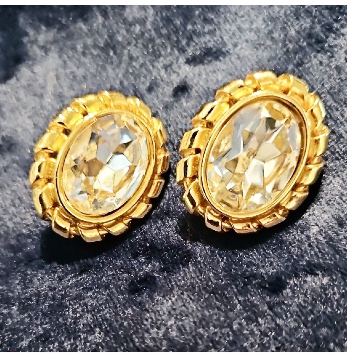 Givenchy Authentic Givenchy RARE Vintage Crystal Statement Earrings Size ONE SIZE - 3 Thumbnail