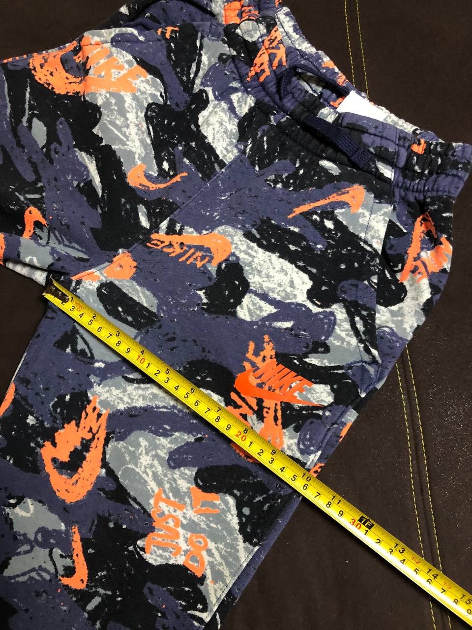 Nike Boys Nike Logo Multicolor Jogger Sweatpants Standard Fit Size US 29 - 9 Thumbnail